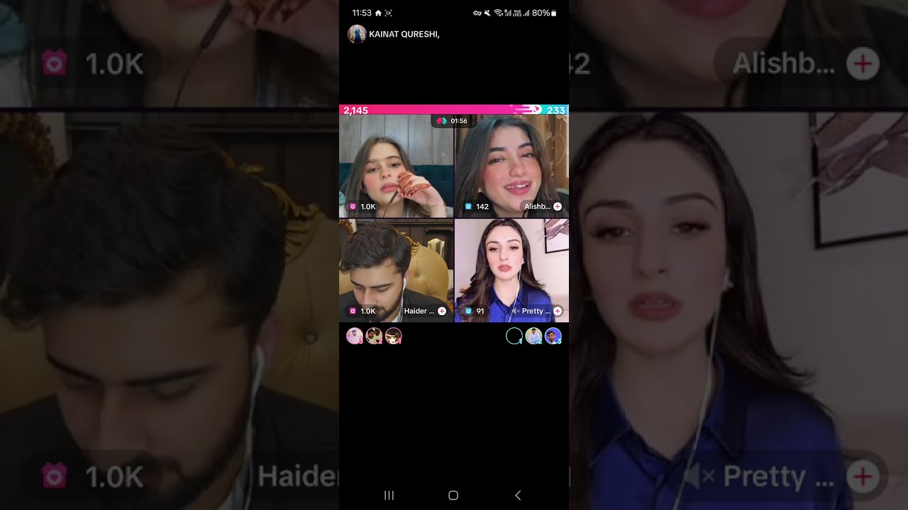 kainat qureshi tiktok live match today 19 01 2025