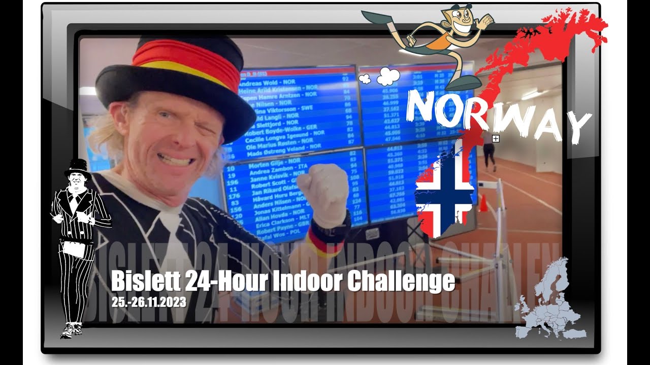 Bislett 24-Hour Indoor Challenge - 25.-26.11.2023 (24-Stunden Hallenlauf)