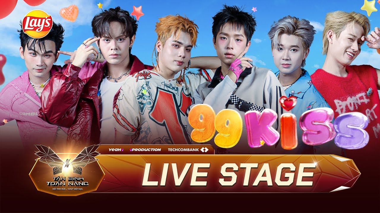 LIVESTAGE 99 KISS - Đông Quan, Duy Lân, Minh Quân, Minh Tân, Phi Long, Phúc Nguyên