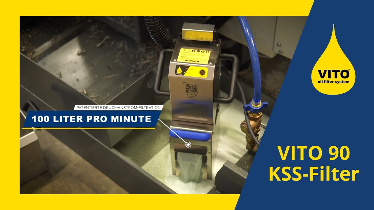 Kühlschmierstoff reinigen leicht gemacht – Mit dem VITO 90 KSS-Filter