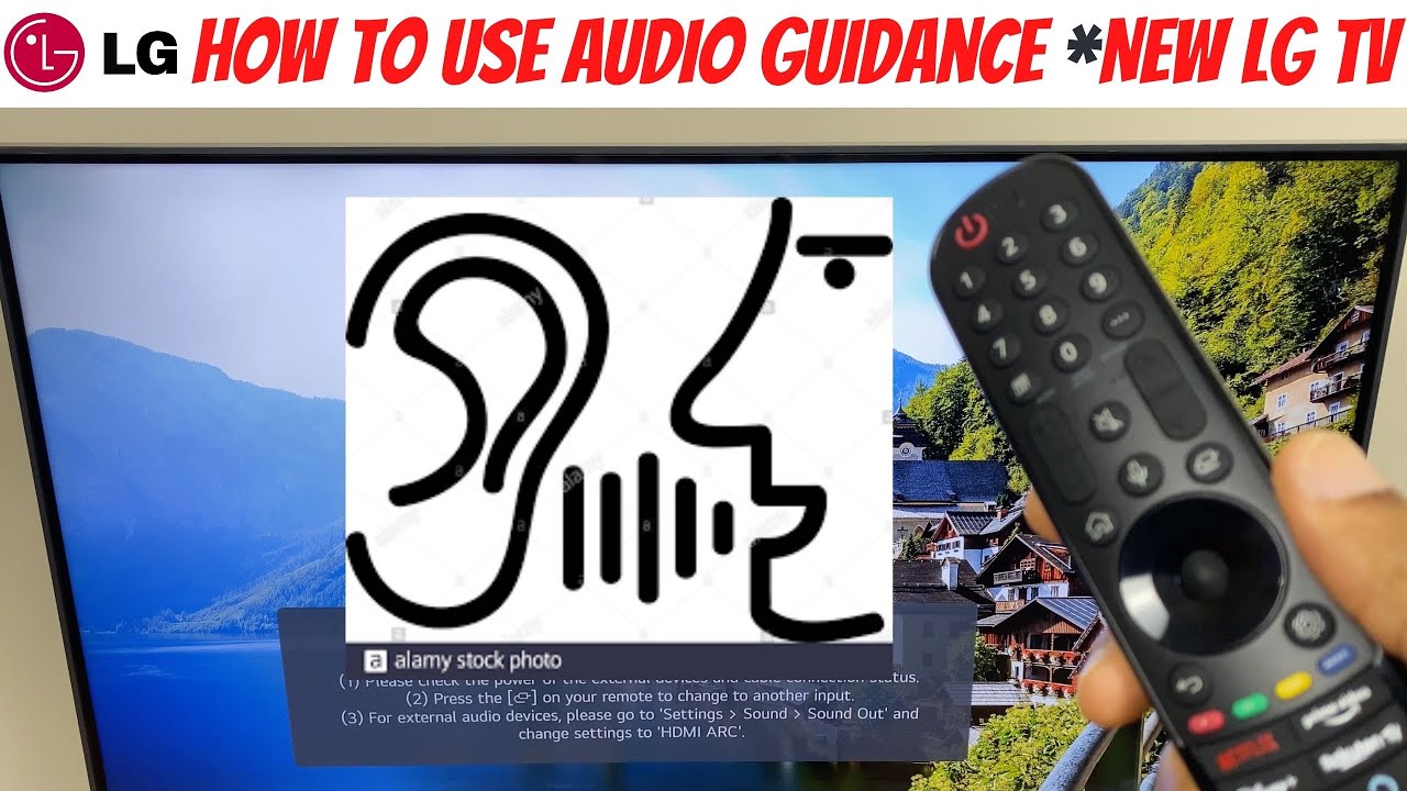 How To Use Audio Guidance *New LG Smart TV - WebOS 6