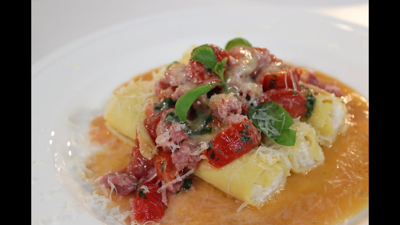 De garde van Gert met Peppe Giacomazza - Cannelloni Ricotta Salsiccia