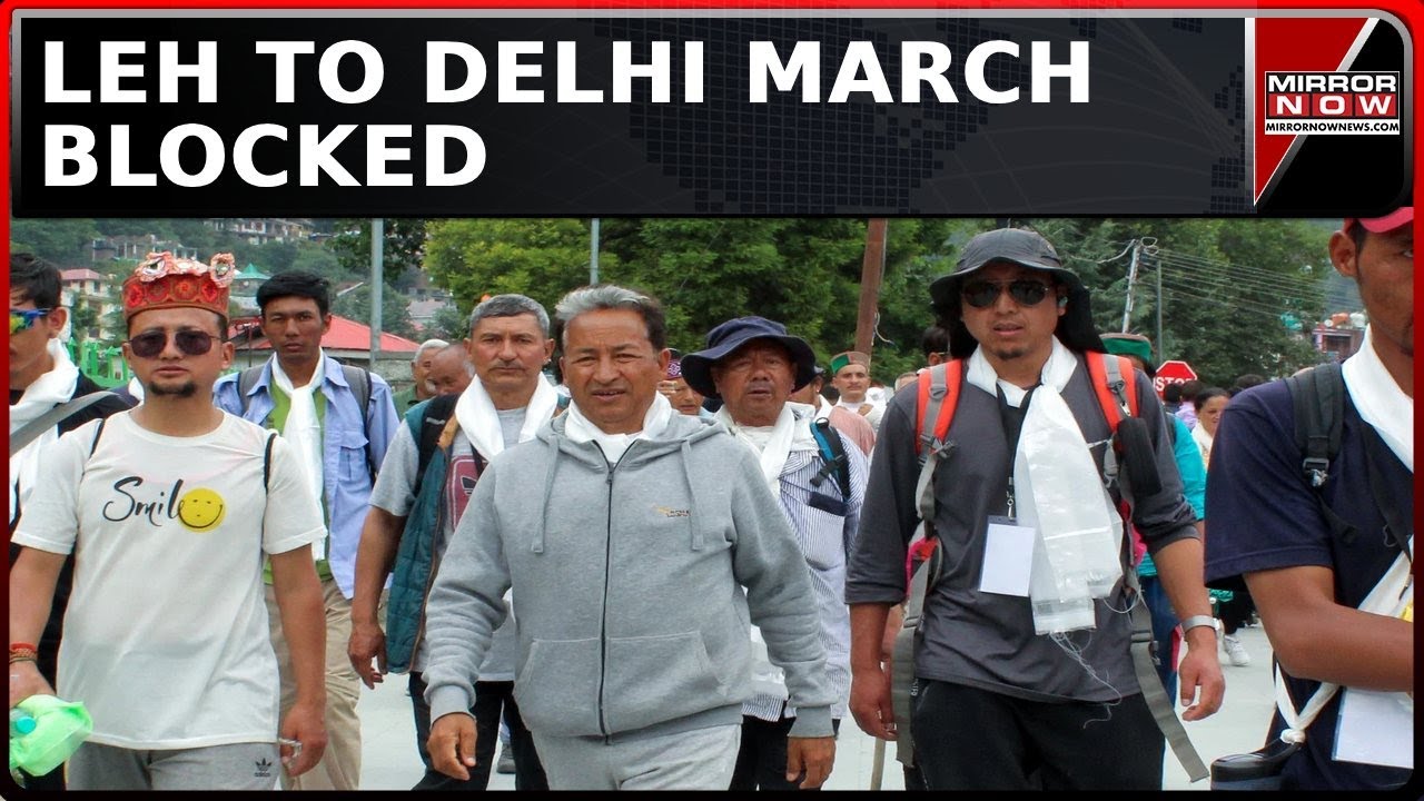 Ladakh's Fight At Delhi's Door | Delhi Police Detain Sonam Wangchuk At Singhu Border | Latest News