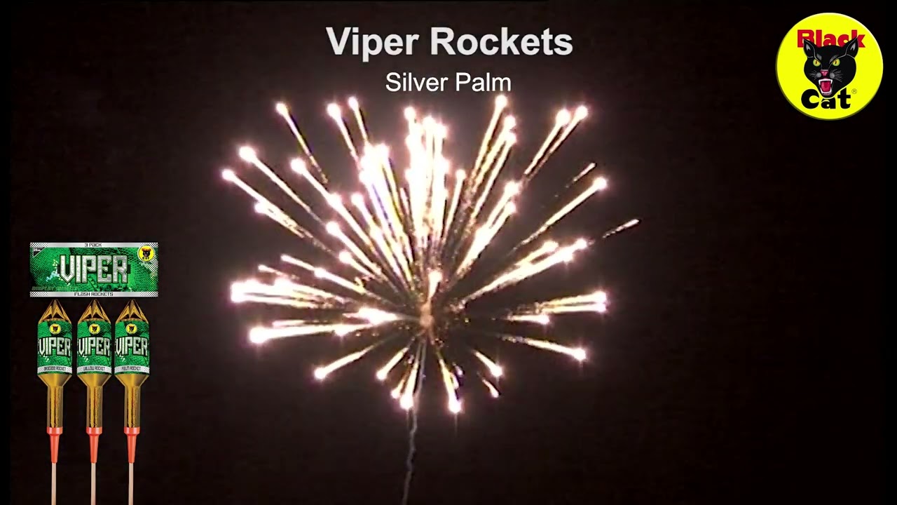 Viper Flash Rockets - Black Cat Fireworks