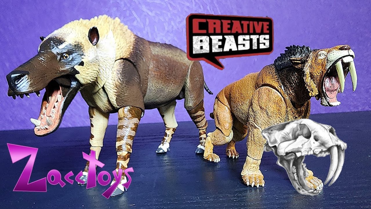 Creative Beasts Studios 1/18 Beasts of the Cenozoic: Andrewsarchus mongoliensis Smilodon populator!