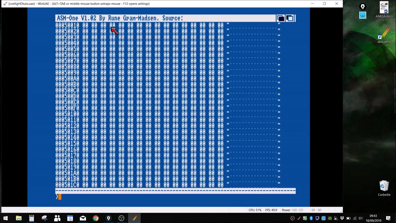 tutos assembleur demos amiga  04 (Subs FR & ENG)