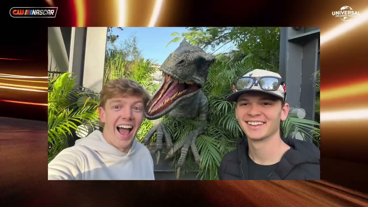 NASCAR Drivers and Best Friends Connor Zilisch and Jesse Love Take on Universal Orlando Resort