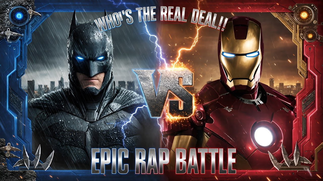 Batman vs Iron Man Rap Battle | Who’s the Real Deal?