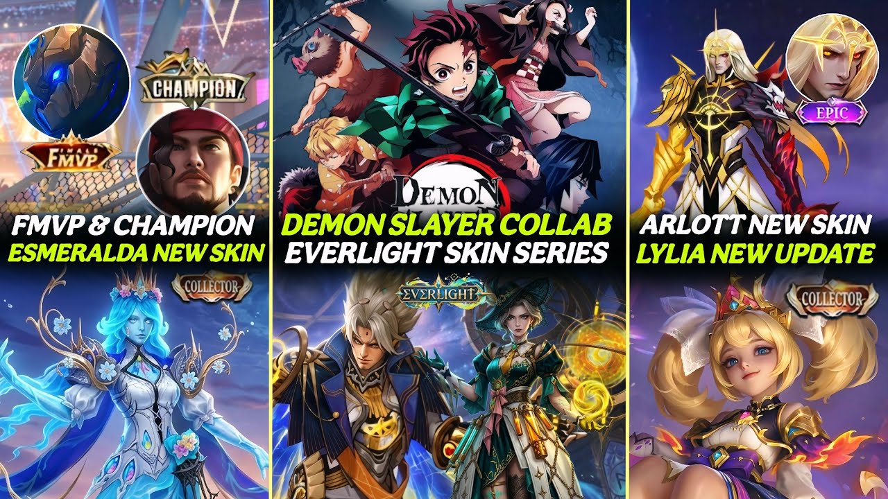 Demon Slayer | Historic Figure | FMVP & Champion Skin | Arlott, Esma and Lylia Collector Update 