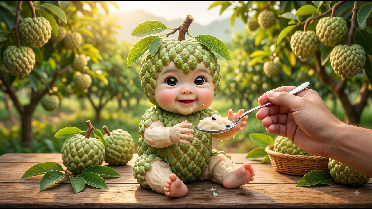 Fruit Babies Eating Their Favorite Foods 🍓🍉 | Satisfying AI Animation