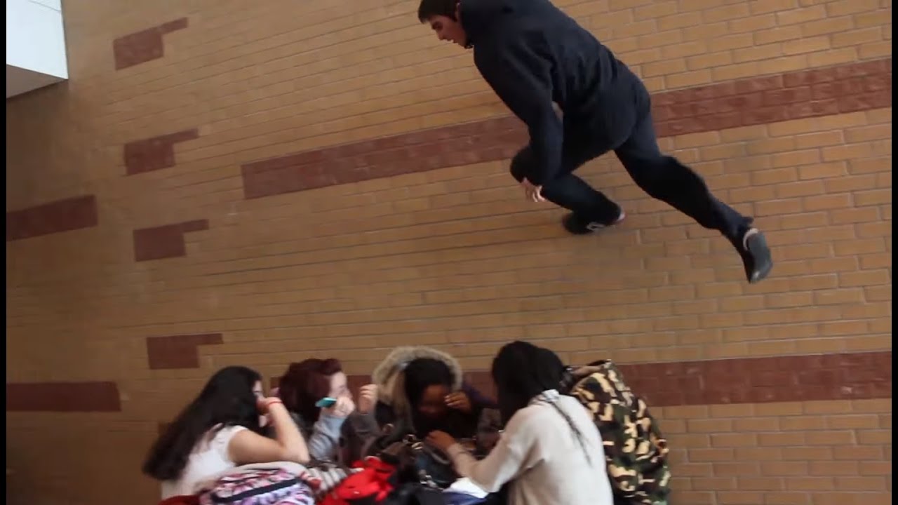 Parkour at school