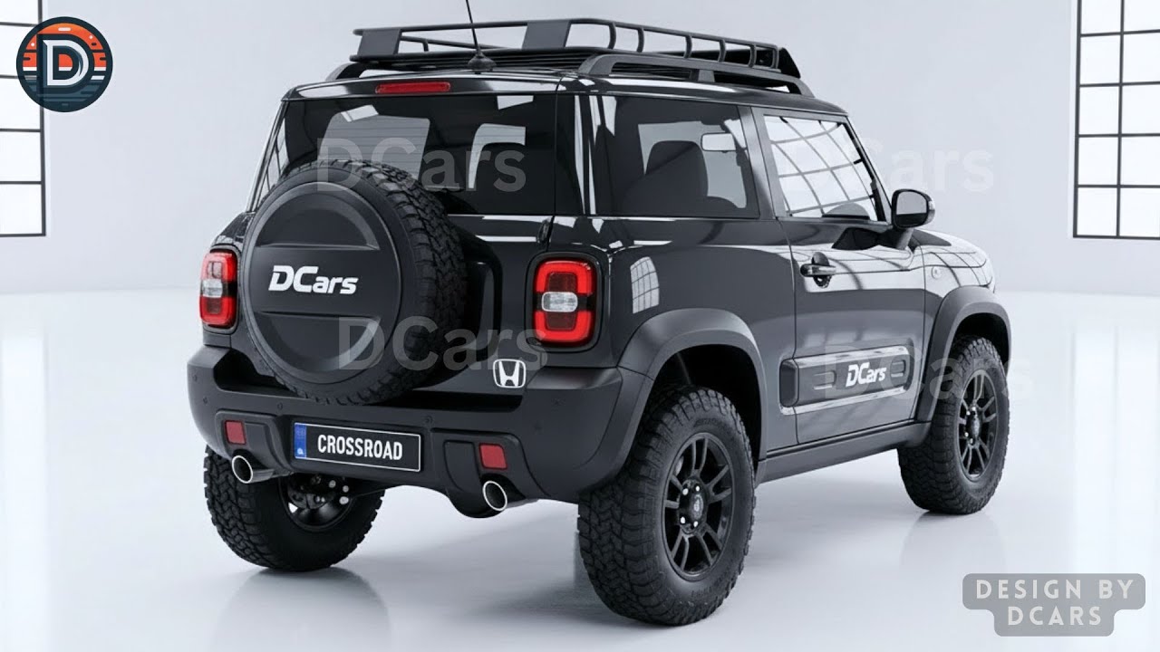 🚙⚡ Концепт Honda Crossroad Mini Offroad 2027 года – мини-внедорожник с настоящими чертами приключ...