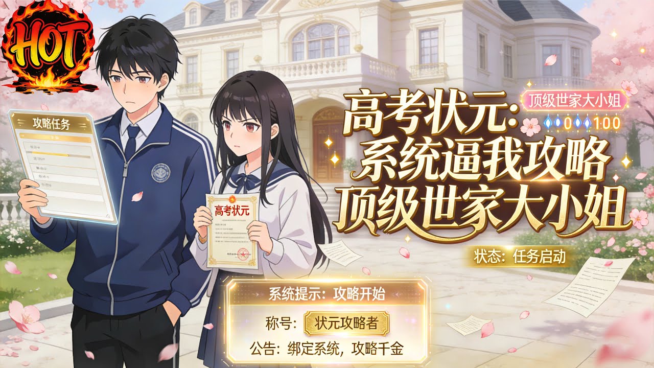 ✨【强推】《高考状元:系统逼我攻略顶级世家大小姐》1--84集高考状元苏江意外绑定真心话大冒险系统为活命当众向金融系班花安柔表白，却不知对方竟是黑道千金#穿越 #末世 #异能 ##动态漫画# 漫野推文
