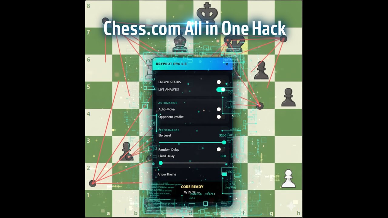 Chess (chess.com)***** Latest Updated Hack***** (automated Script)*****