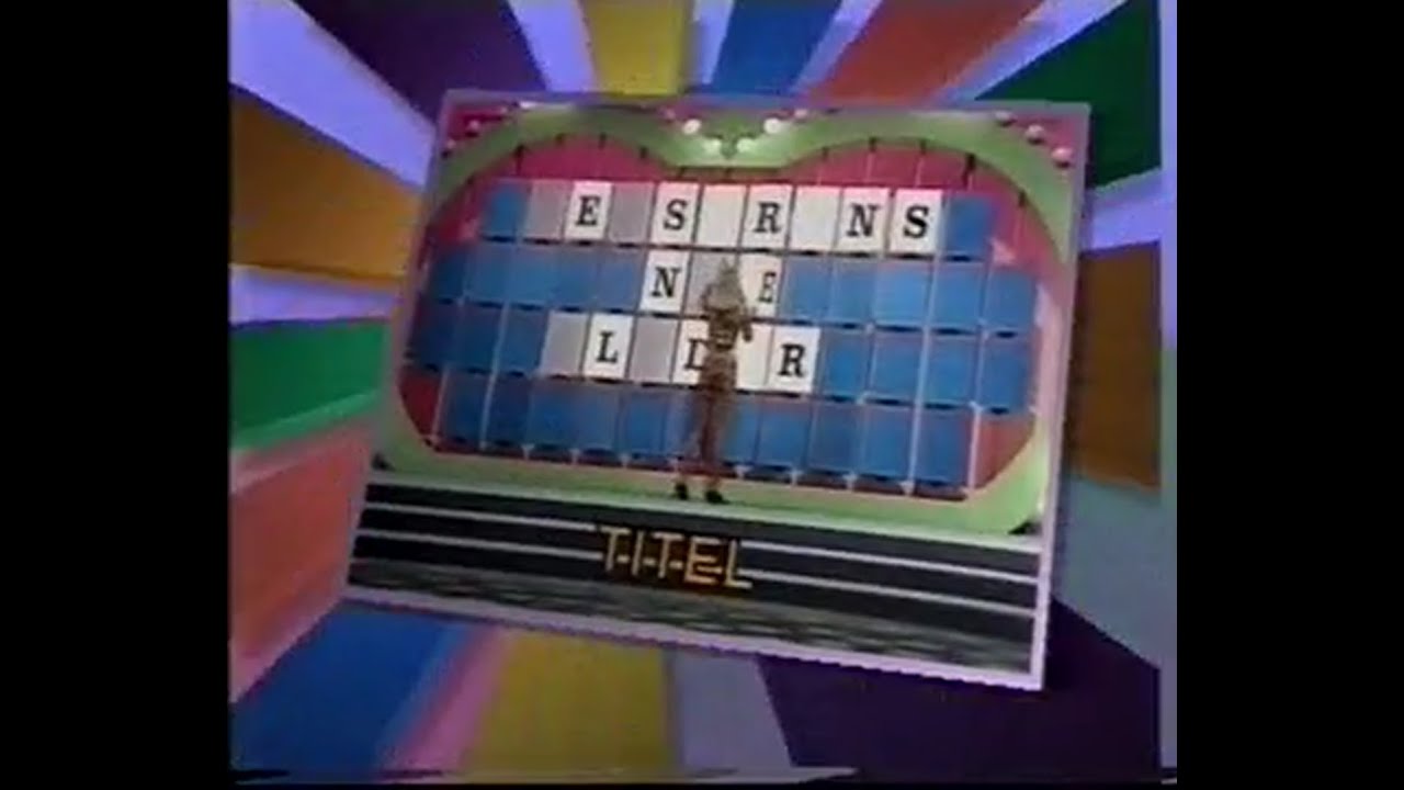 Lykkehjulet afsnit 25 sæson 5 1992