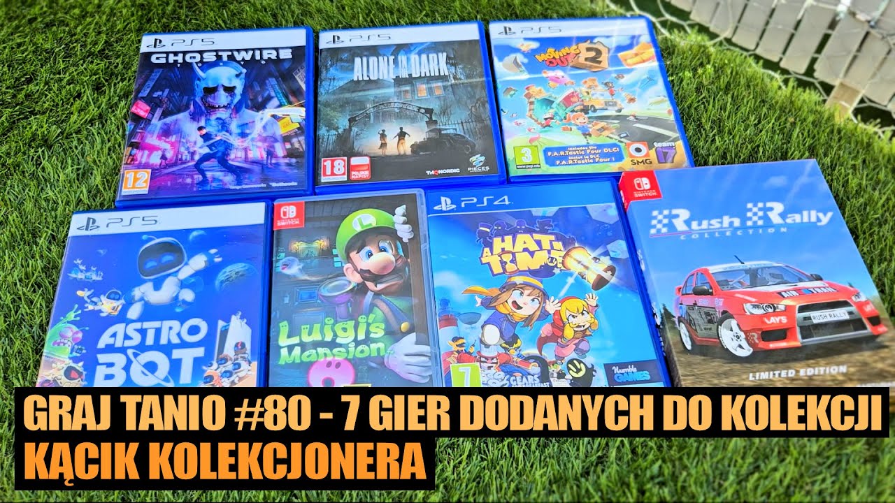 Kącik Kolekcjonera (GRAJ TANIO #80) - Astrobot na premierę, Rush Rally, A Hat in Time, Moving Out 2
