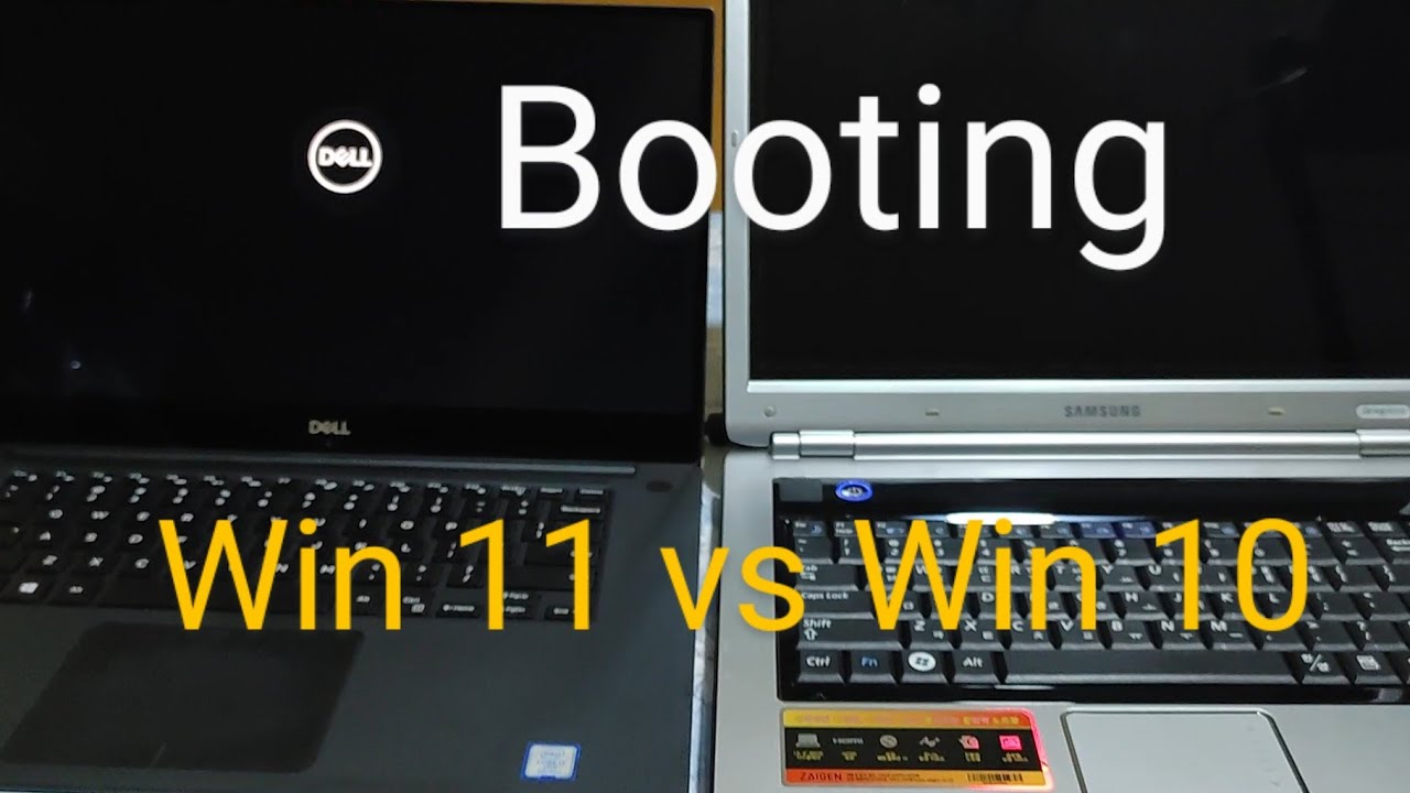 Laptop race. Windows 11 vs Windows 10. 8850H vs P8600