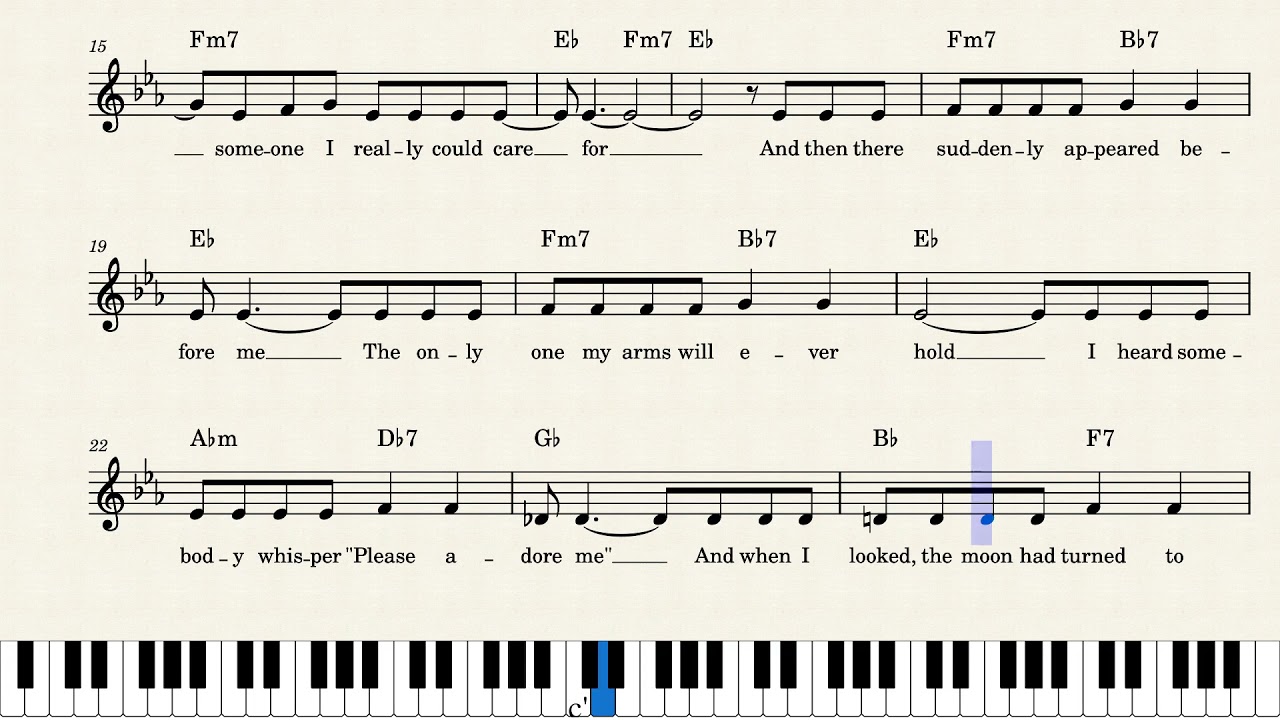 Blue Moon [lead sheet]