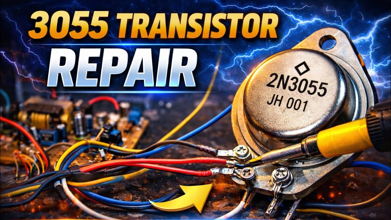 3055 Amplifier Full Wiring Connection 🔥 | Complete Power Amplifier Repair & Training