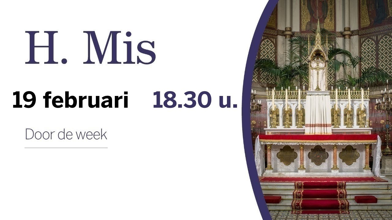 FSSPX Antwerpen - 19/02 DOOR DE WEEK