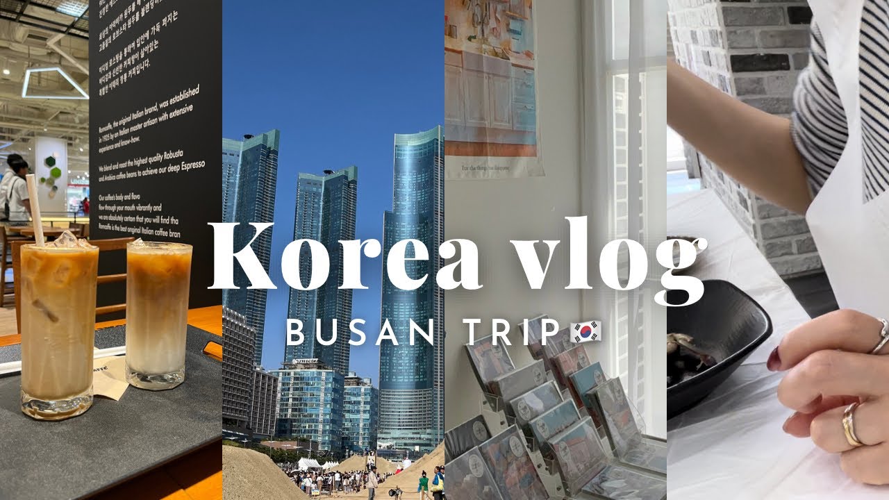 [Busan vlog](ENG)韓国旅行🇰🇷|海雲台・広安里|グルメ🦀ショッピング🛍