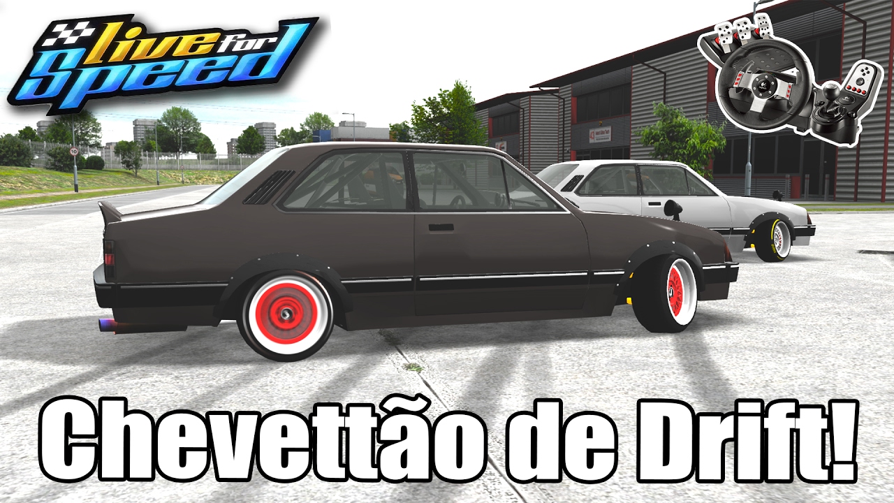 Live For Speed - Novo Chevettão de drift!! (G27 mod)