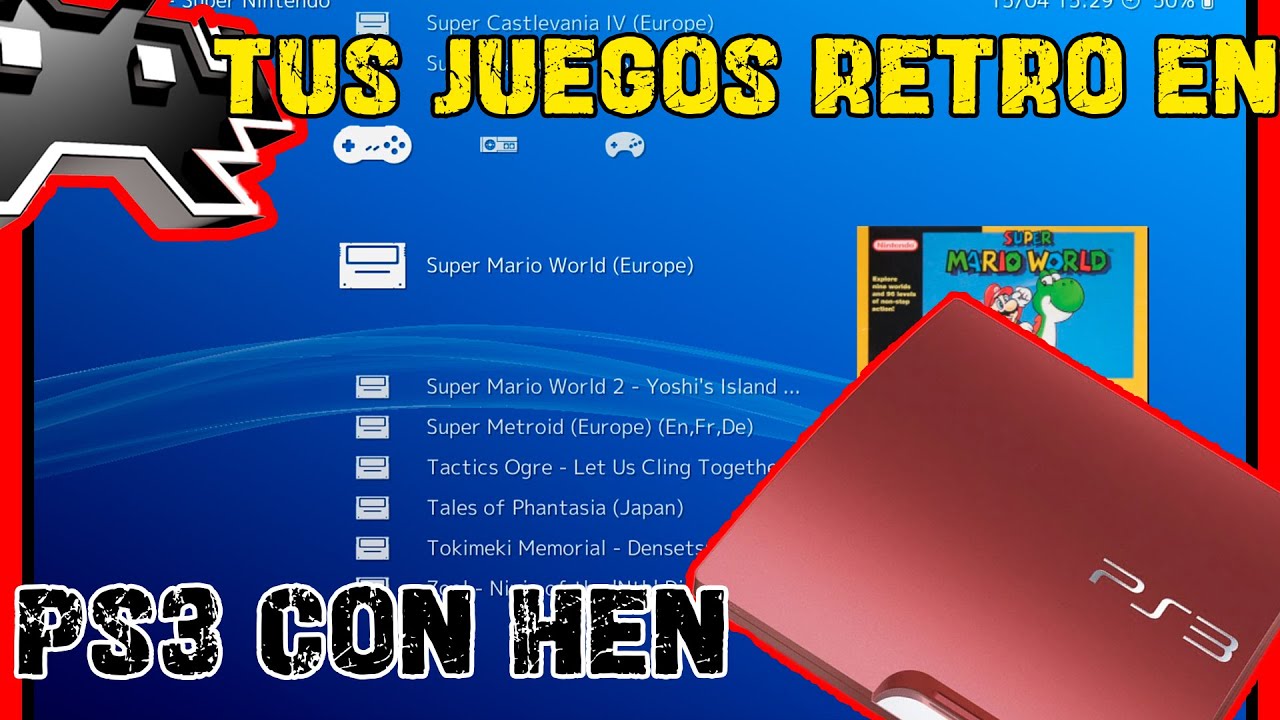 🎮Instala RETROARCH en tu PS3 con HEN o CFW para tus juegos RETRO (TUTORIAL RETROARCH PS3)