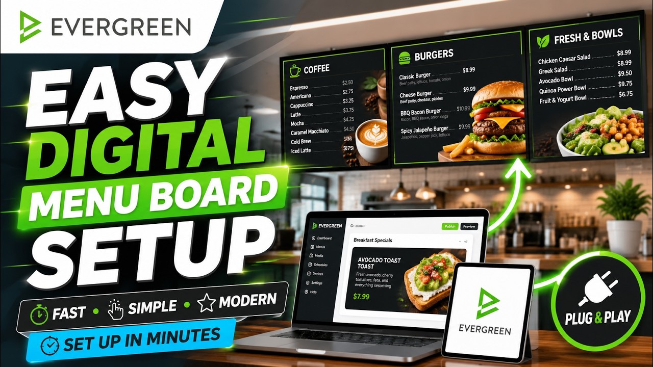 Connecting Your Digital Menu Board Software: Step by Step Setup