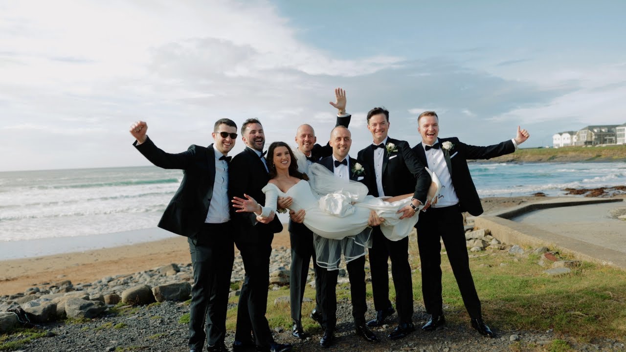 Wedding celebration at the Armada Hotel, Spanish Point
