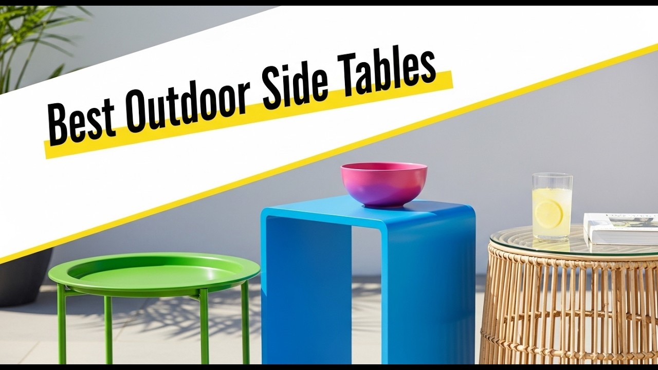 TOP 5 Best Outdoor Side Tables 2026 | Metal outdoor side table
