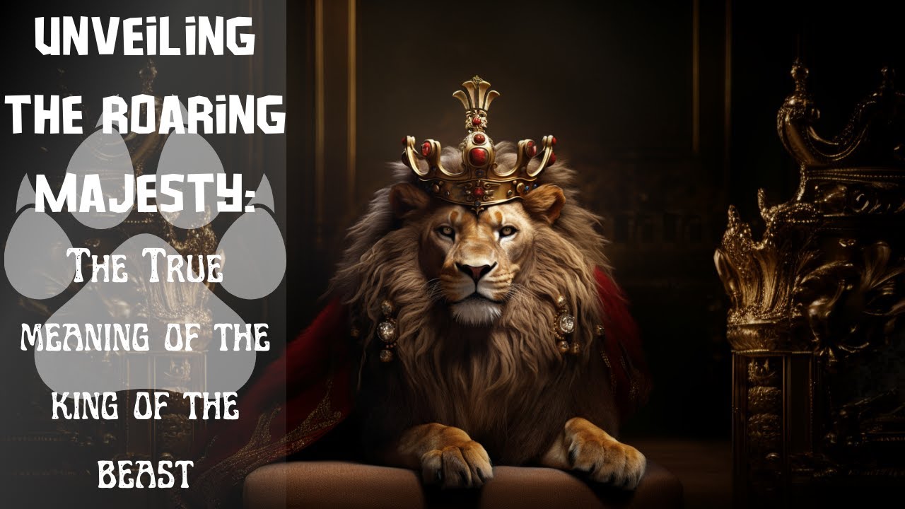 Unveiling the Roaring Majesty: Exploring Lion Symbolism | Into the King of Beasts' Meanings