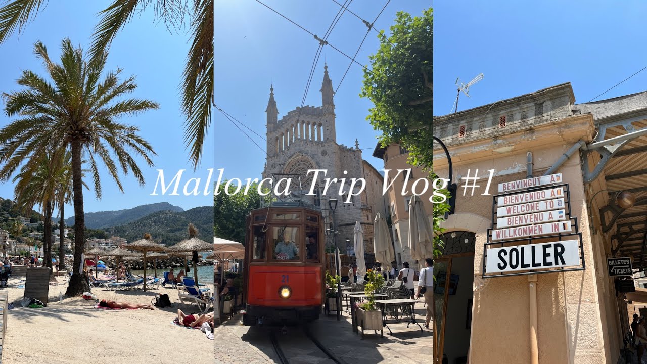 〈vlog〉ヨーロッパのリゾート地🏝️スペインマヨルカ島へ🇪🇸/Mallorca trip vlog