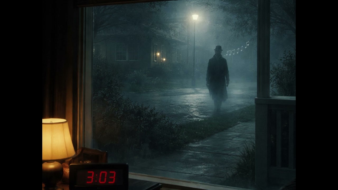 Alguma coisa passa assobiando em frente à minha casa todas as noites às 3:03 da manhã.