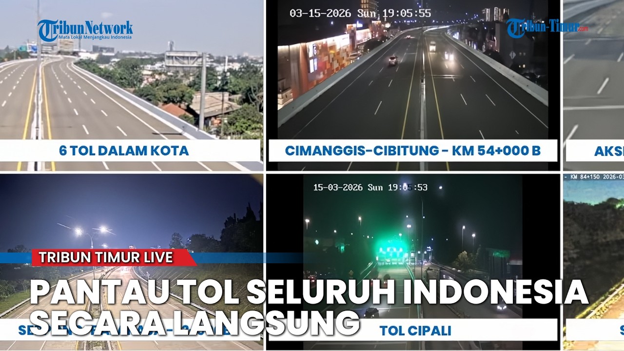 🔴CCTV Arus Mudik Lebaran 2026 Real Time