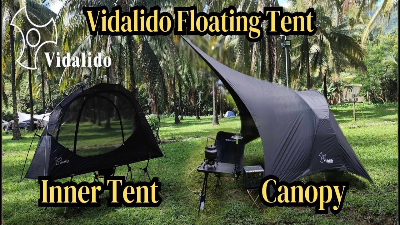 VIDALIDO FLOATING TENT CANOPY / COT TENT / MOTOCAMPING / MOUNTAINHIKER FOLDING BED /FIKA HAVEN FARM