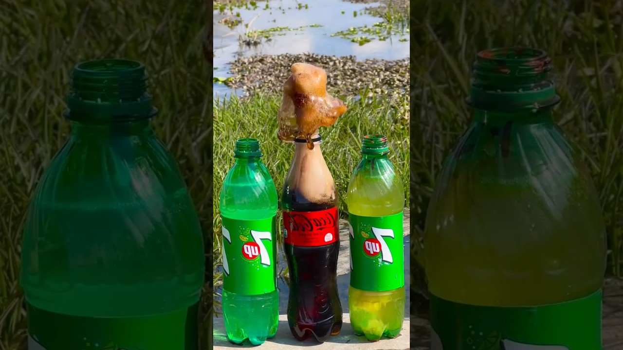 7UP vs Coca vs 7UP vs Mentos 