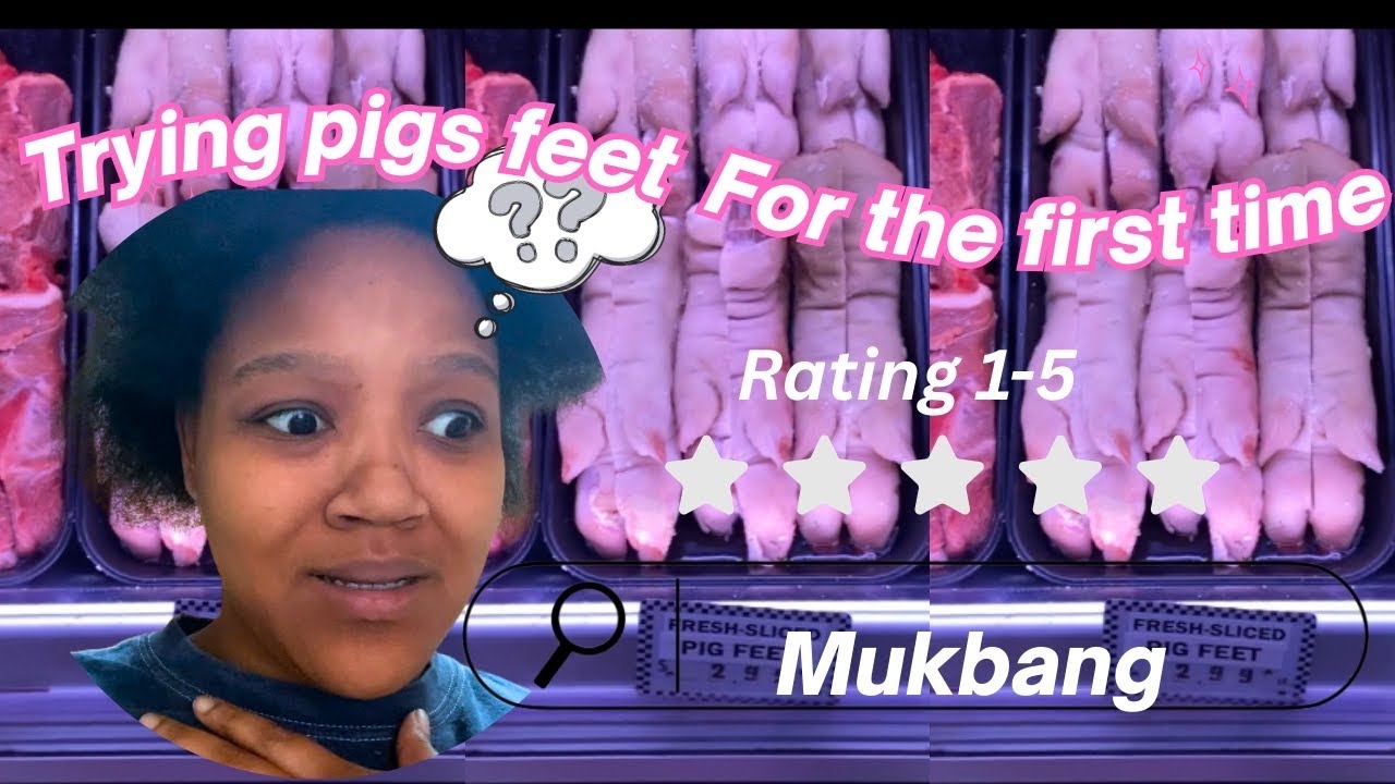 I ate pig feet so you don’t have to 😬 Was it worth it? You decide. #pigfeet  #viralfood #reaction 🐷👣