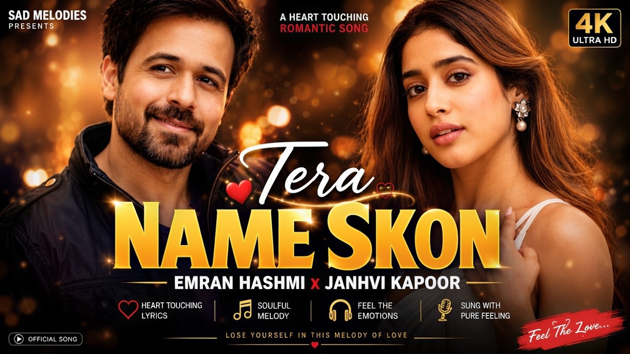 New Song 2026 | Tera Naam Sukoon | Emran Hashmi | Janhvi Kapoor | New Hindi Song | @SadMelodies33