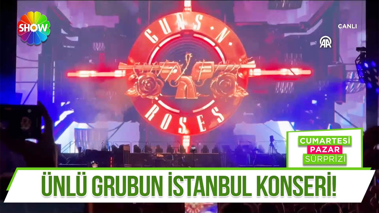 Guns N' Roses grubunun İstanbul konserine ünlü yağdı!