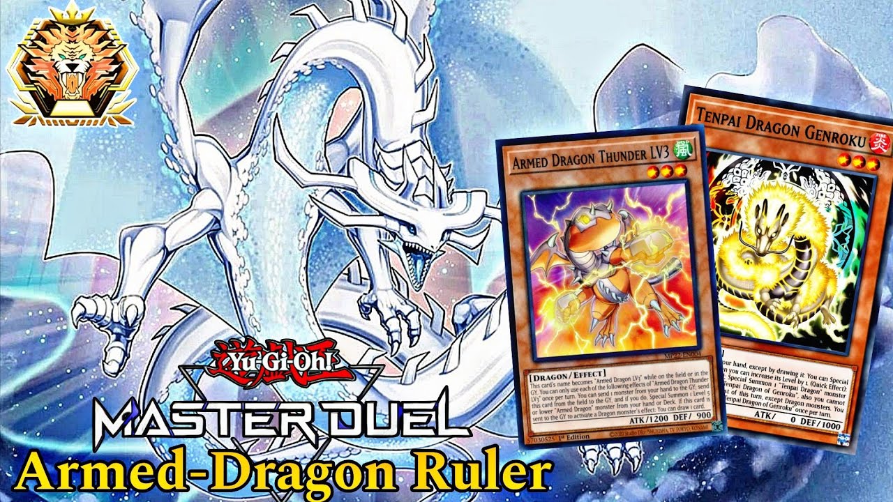 Armed Dragon Ruler Deck /Yu-Gi-Oh! Mastet Duel ไม่ได้เล่นนาน กลับมาเล่นอีกทีในซีซั่น 50 😆