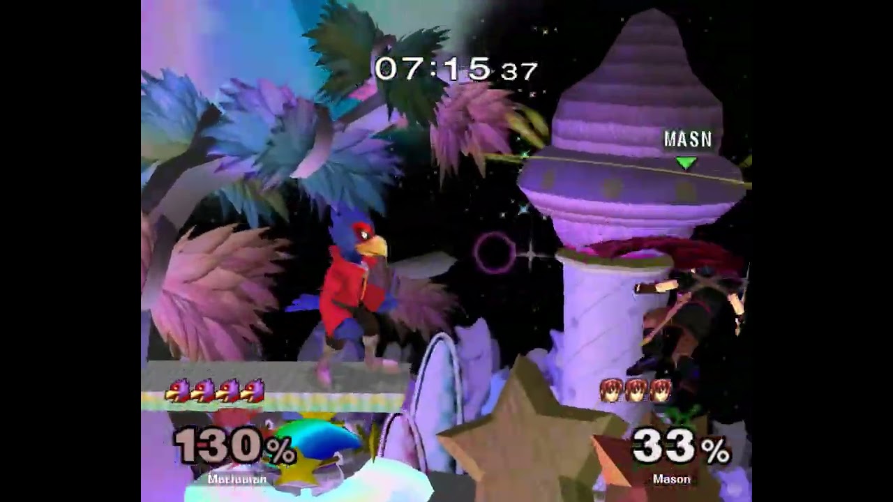 2002 Marioman ⟮Falco⟯ vs Mason ⟮Marth, Fox⟯ – WF Cheba Hut Seahawks won D