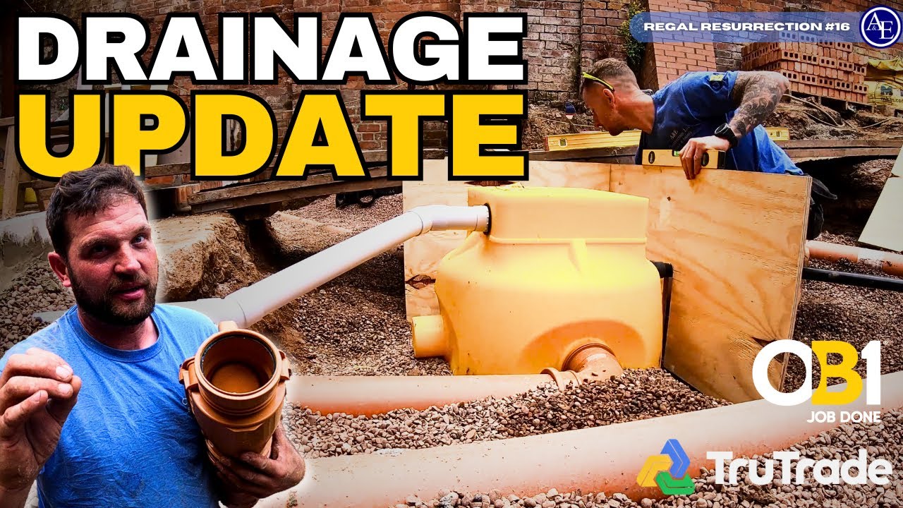 Concreting the Retaining Walls! + Drainage Updates! 👷 | Regal Resurrection 16