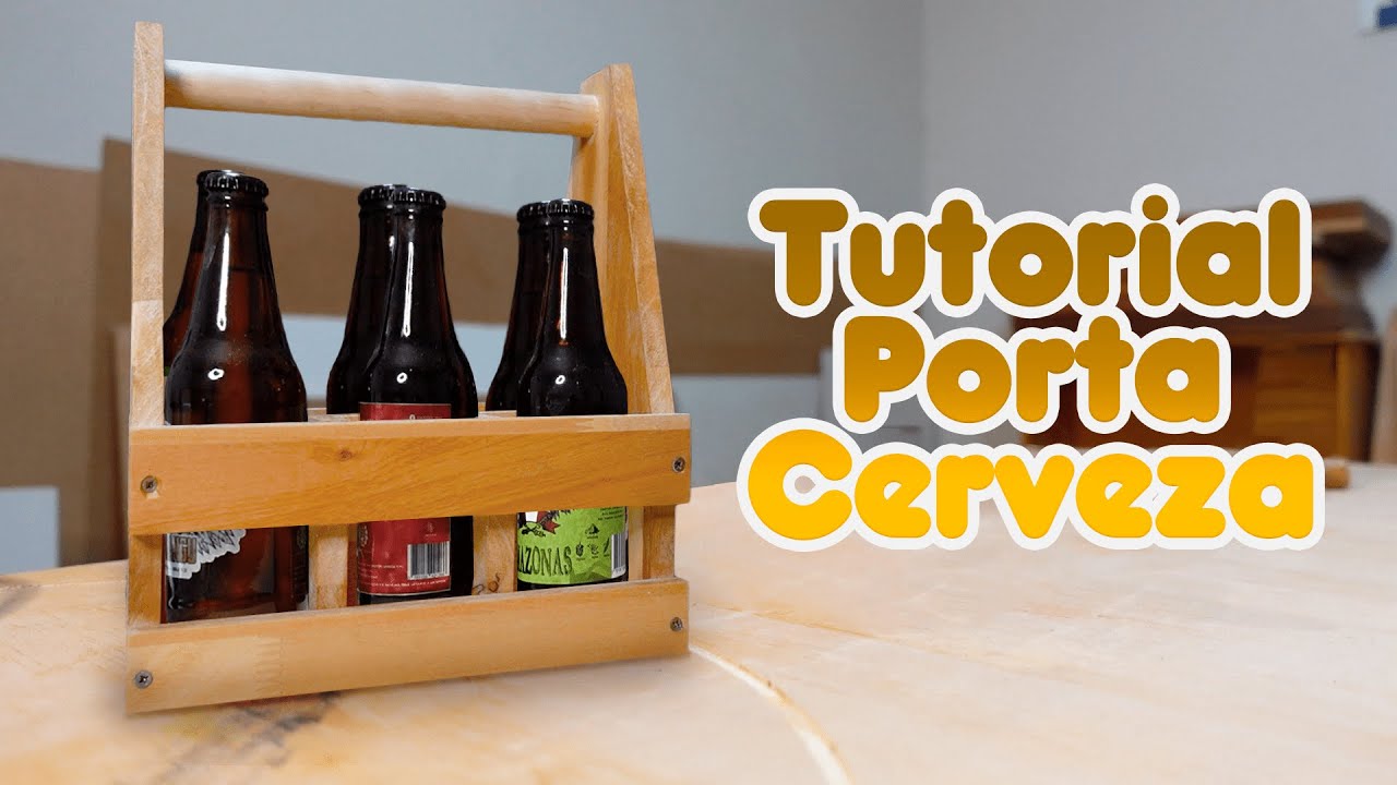 Porta Cerveza - Tutorial Corar Craft