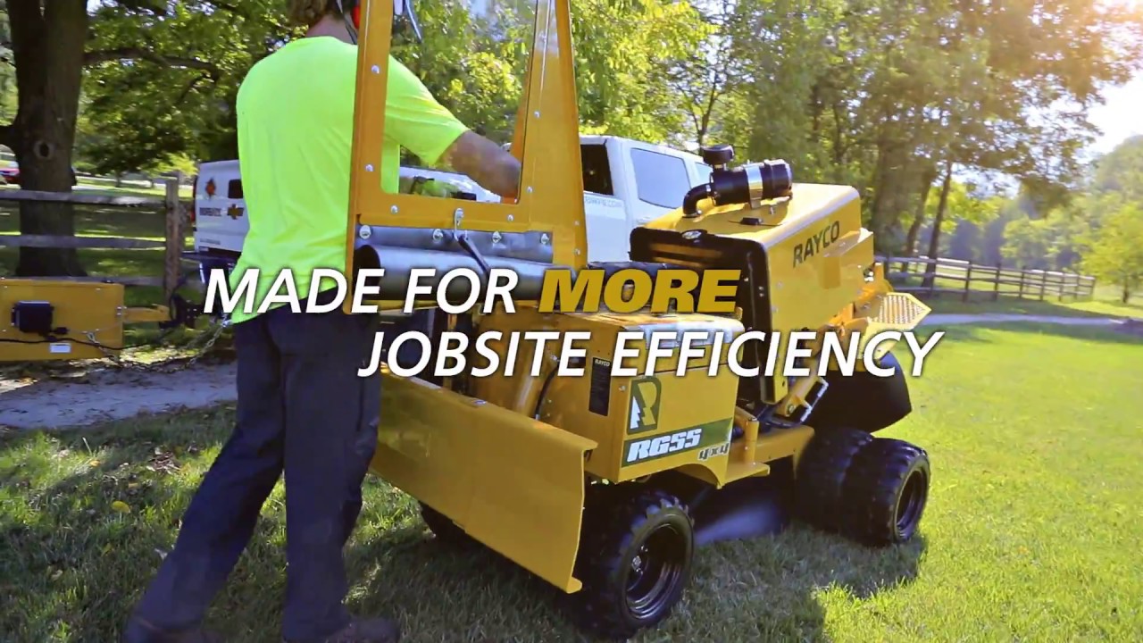Rayco RG55 Stump Grinder Equipment Features Walk-around