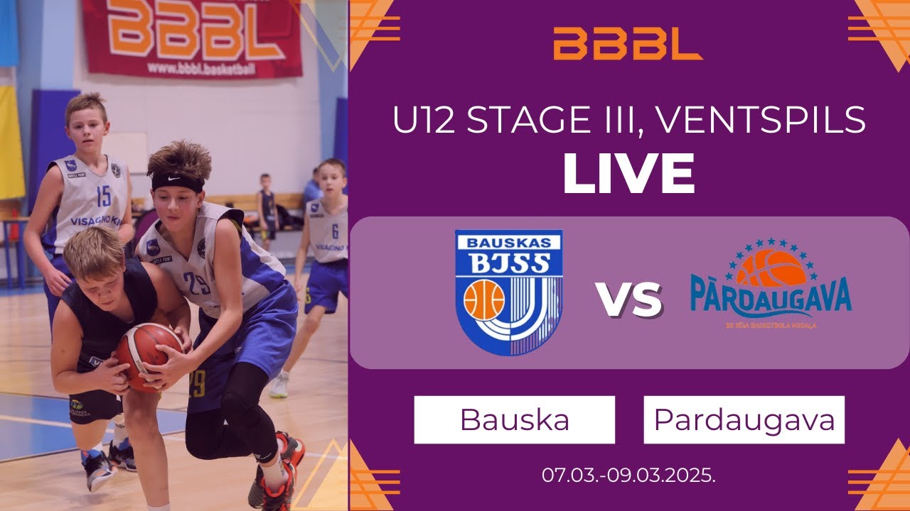 Bauska 2013 vs Pārdaugava 2013 | BBBL Boys U12