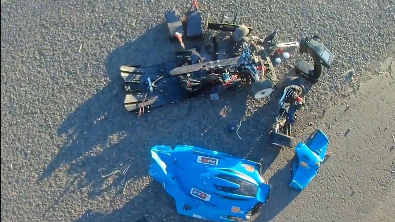 arrma limitless 147mph wreck