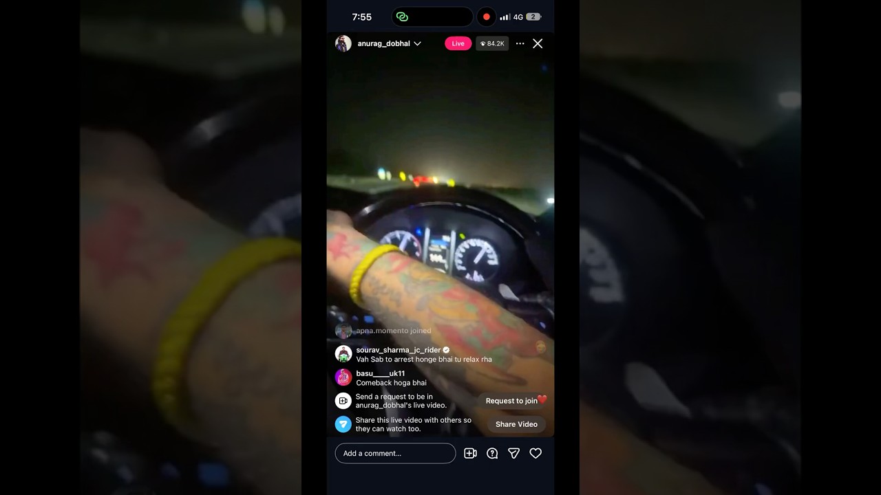 UK 07 Rider live car accident - Anurag Dobhal Live car accident #shorts