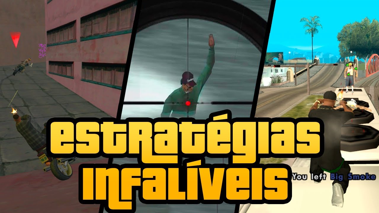 VOCÊ JOGOU GTA SA ERRADO - ESTRATÉGIAS INFALÍVEIS