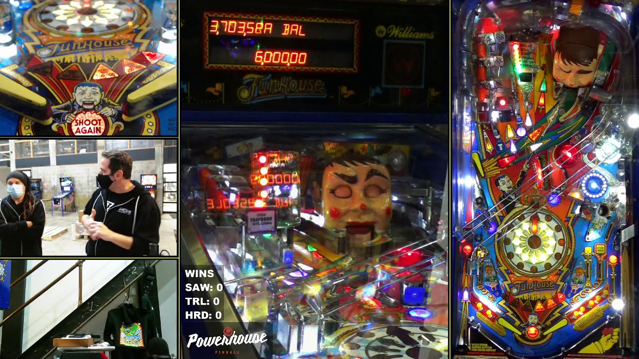 Williams Funhouse Pinball Tutorial & Gameplay