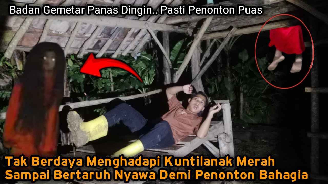 CAMPING HORROR❗ Bertaruh Nyawa Melawan Kuntilanak Merah Di Lempar Kayu Ngamuk Menjadi Jadi 